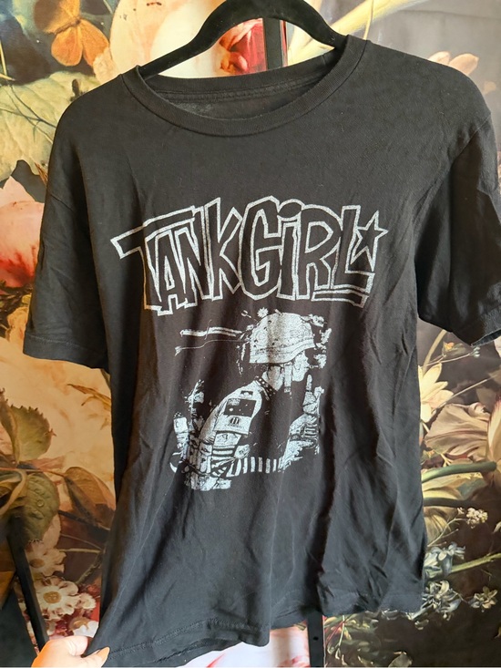 Tops - Sz L Etsy-made Tank Girl Tee like new!